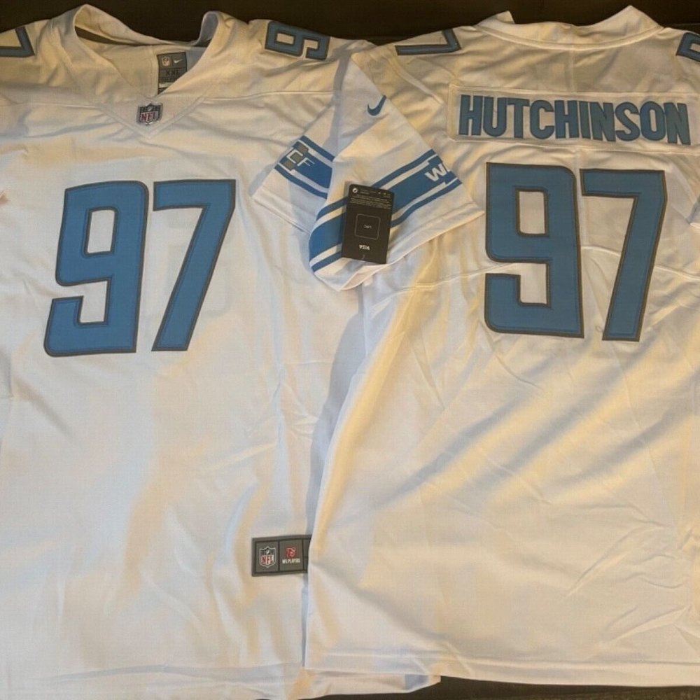 Nike DETROIT LIONS AIDAN HUTCHINSON  Men's Vapor Limited JERSEY Sz M,L,XL,2X